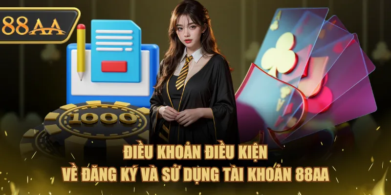 Điều khoản điều kiện về đăng ký và sử dụng tài khoản 88AA